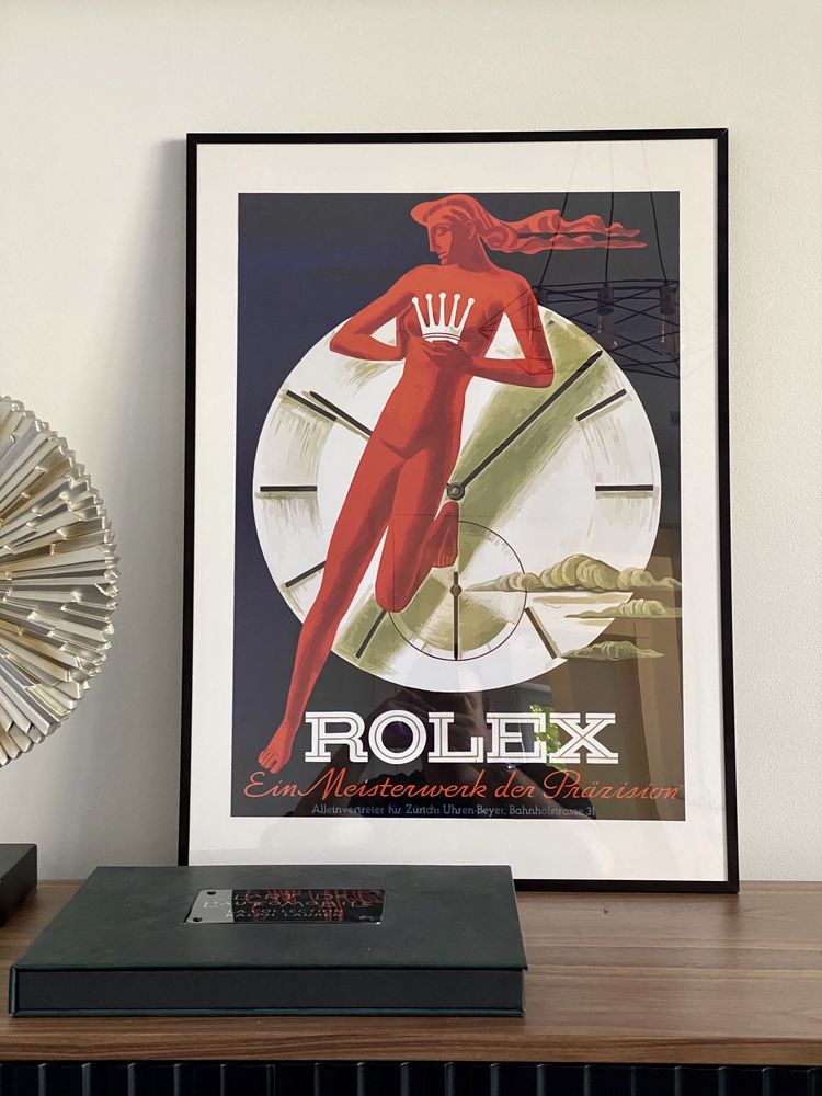 Plakat | Poster | Vinatge | Rolex - Zegarki | Loft | Design | Komplet!