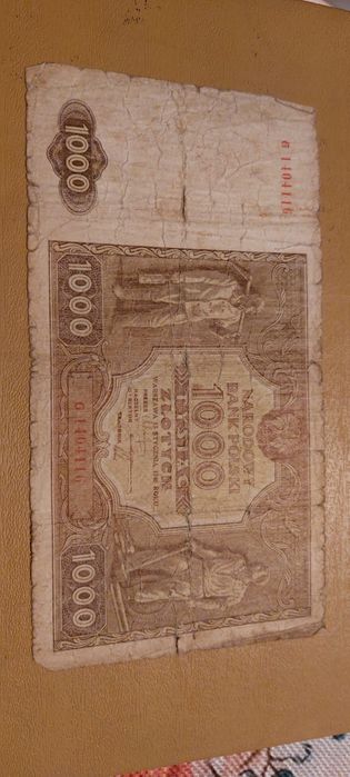 Banknot 1000 zł 1946 rok seria G