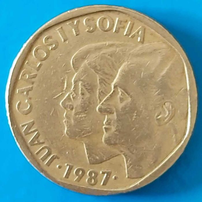 500 Pesetas de 1987 D. Juan Carlos l, Espanha