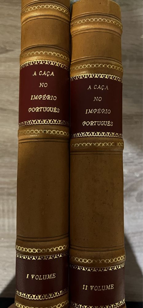 Livros “ A caca no Império Português” volume I e II