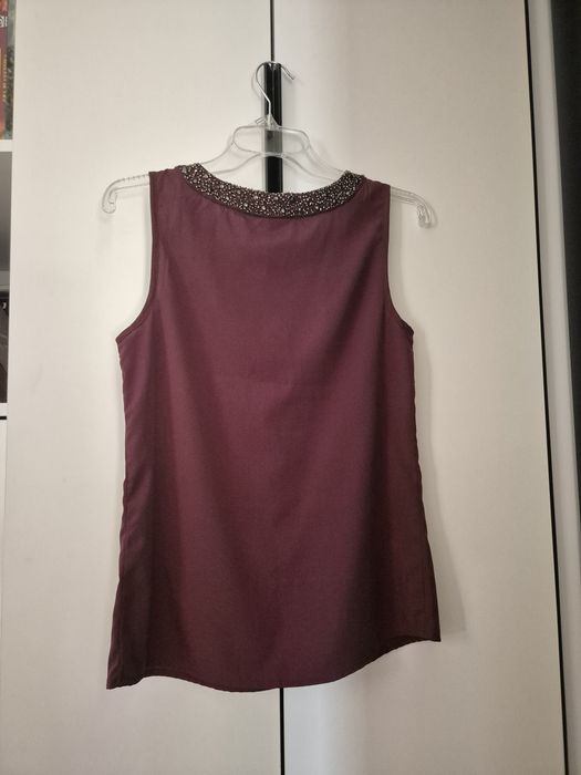 Bordowa bluzka Vero Moda rozmiar xS