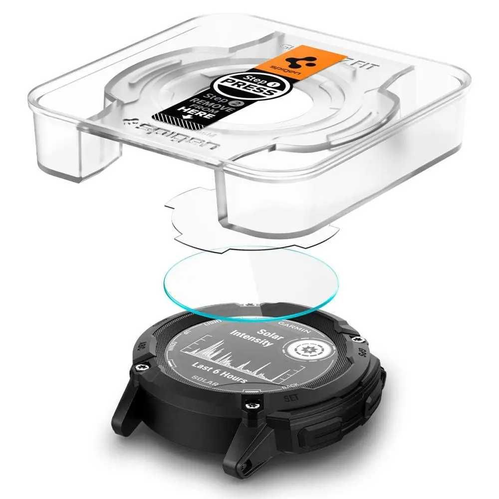 Защитное стекло Spigen ''EZ Fit'' 2-pack для Garmin Instinct 2X Solar