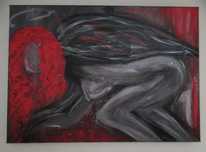 Tela de 70cm x 50cm de Delfina Raposeiro
