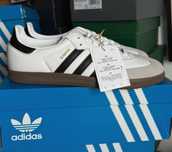 Białe Samba adidas sneakers skorzane buty Adidas samba OG NOWE