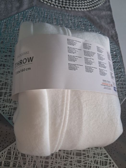 Kocyk polarowy nowy 130x160