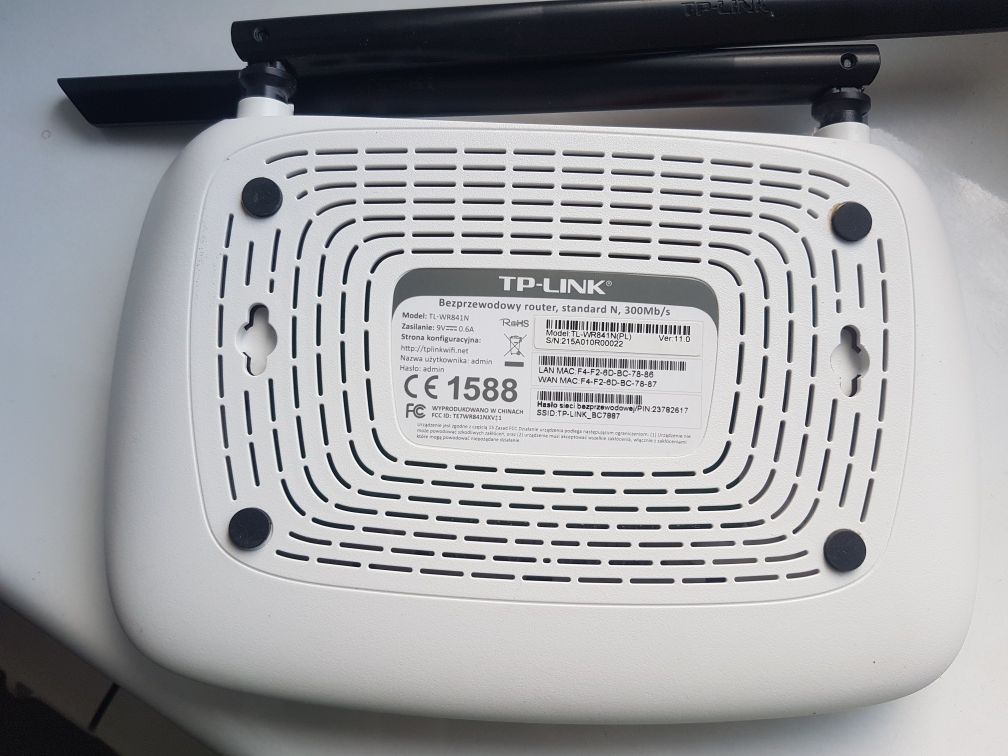 Router WiFi TP-LINK TL-WR841N