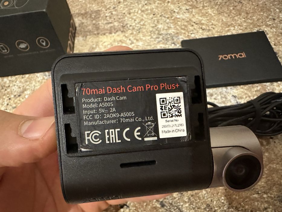 Відеореєстратор 70mai Dash Cam Pro Plus+ A500S vs нова акб