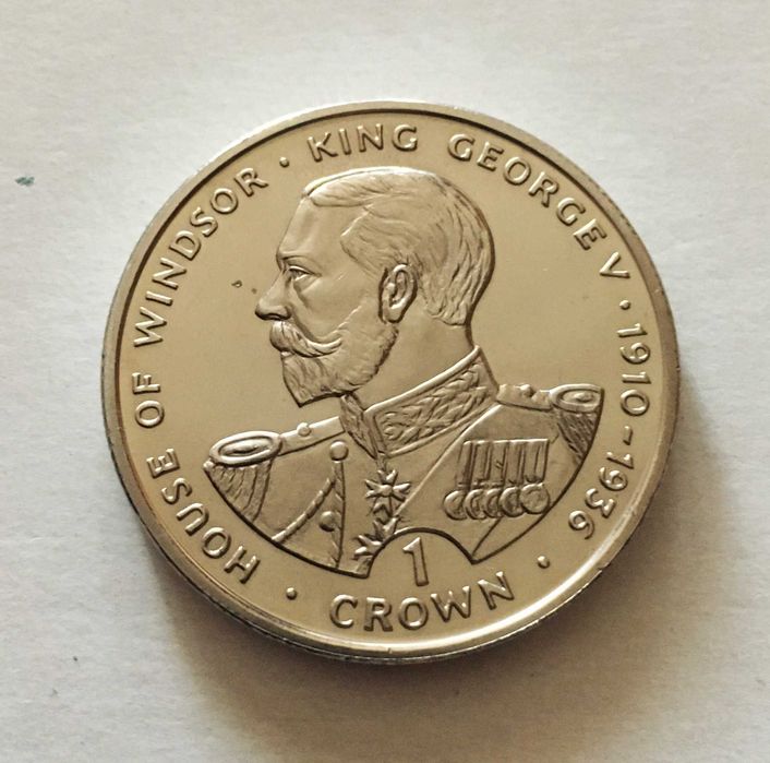 Крона, 1993 г, Гибралтар, Виндзорская династия юбилейная редкая, PROOF