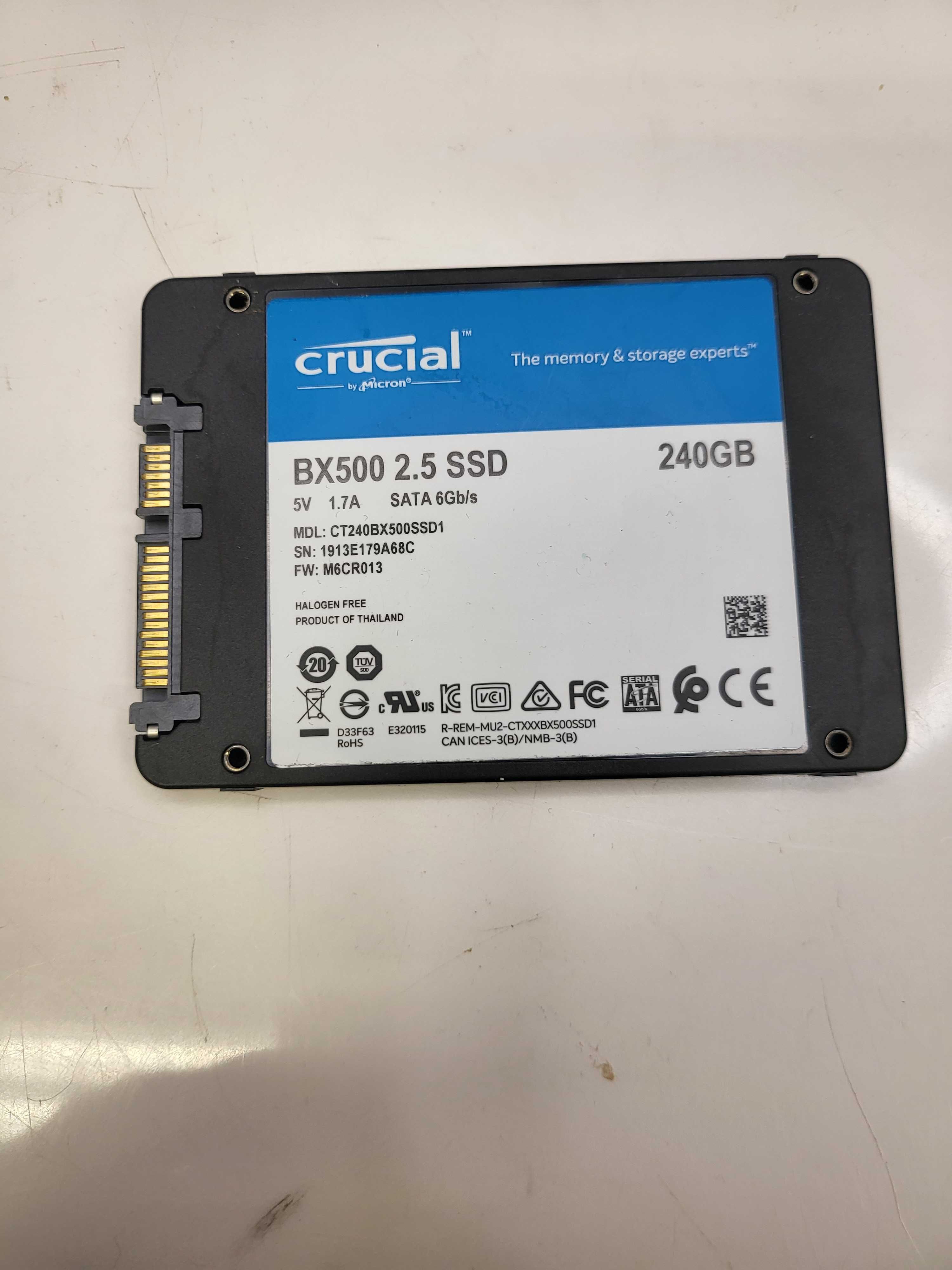 Black Jack Sulechów Dysk SSD Crucial BX 500 240 GB