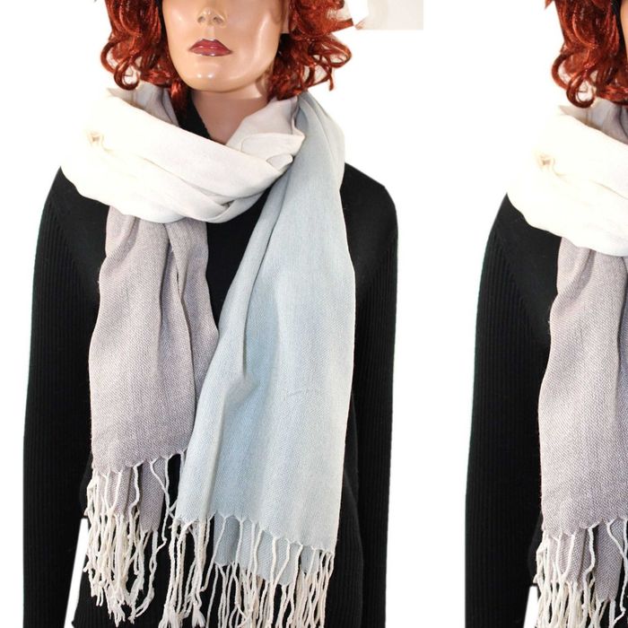 si1 Stylowy szeroki szal chusta apaszka 76x210