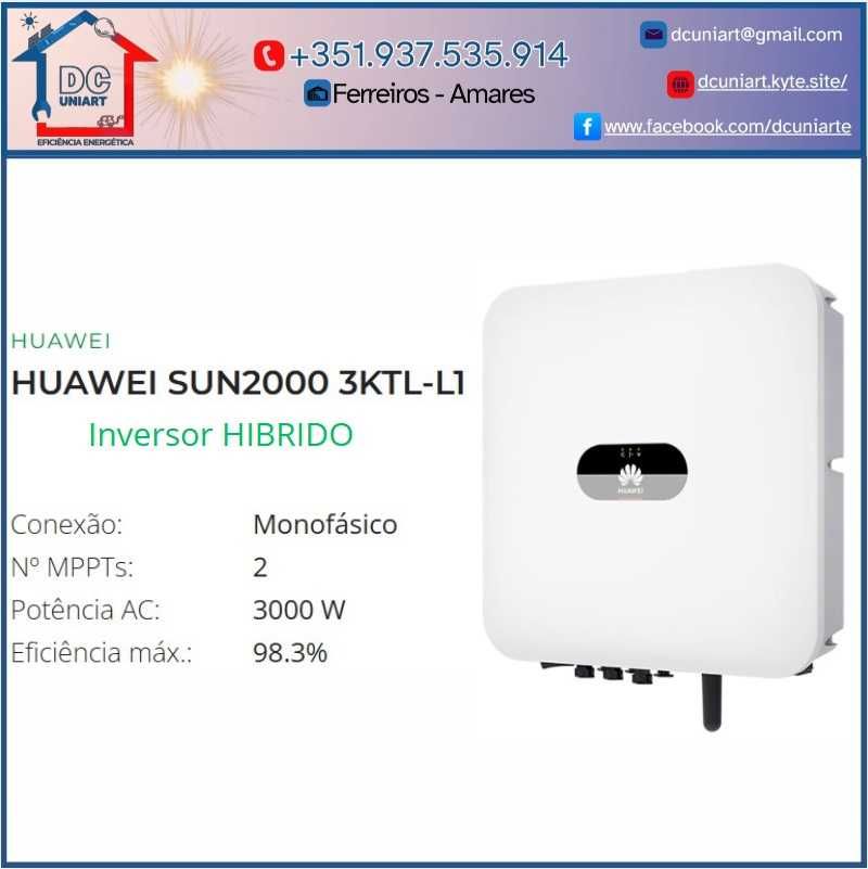 Inversor Hibrído 3KTL-L1 Monofásico HUAWEI SUN2000