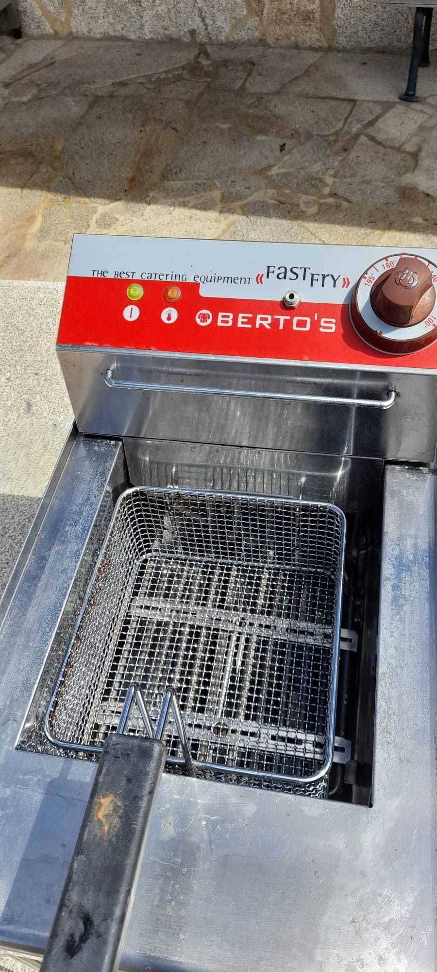 Fritadeira industrial inox monofásica