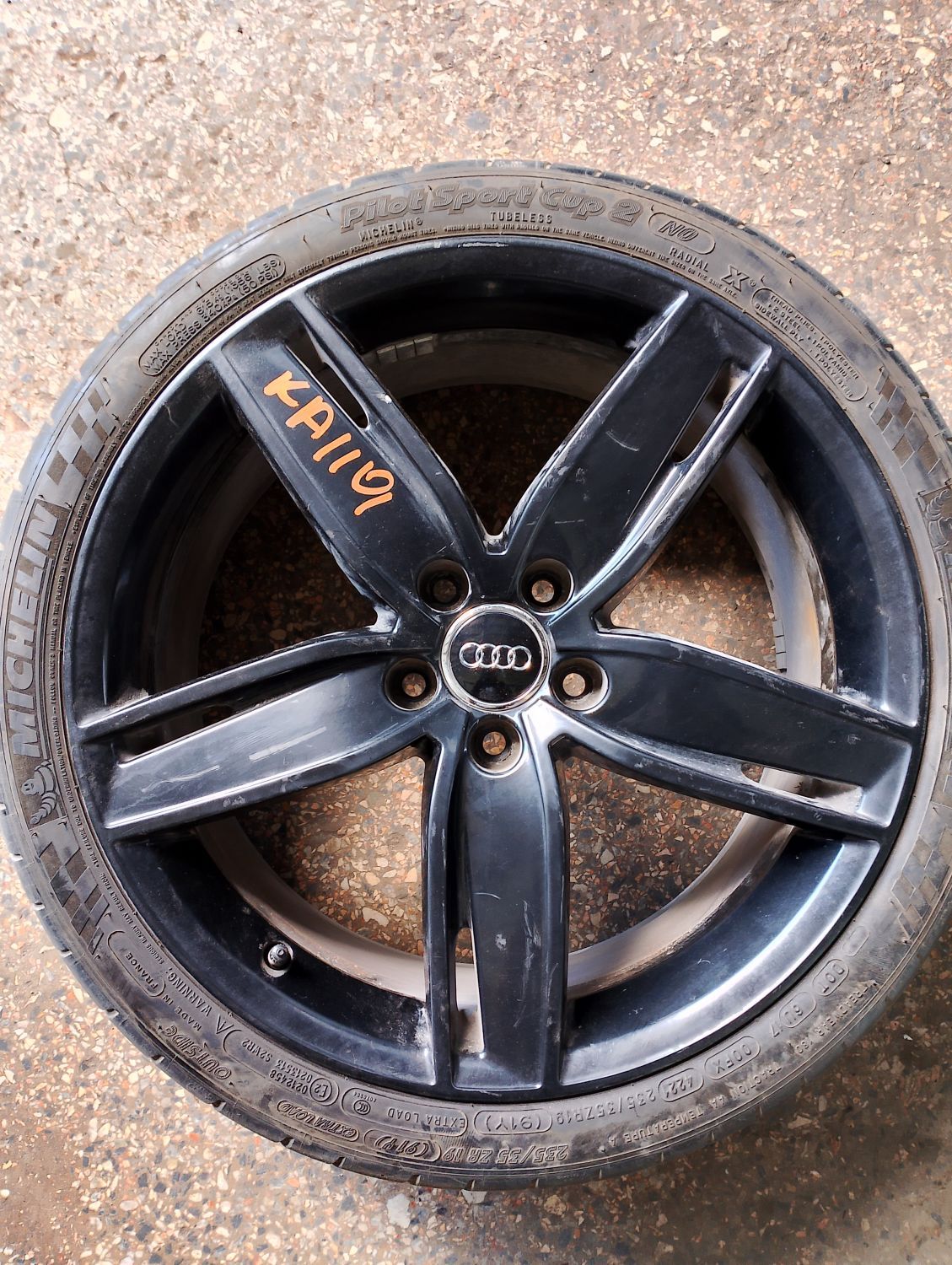 Диски Audi OEM 8V0601025AS 8x19 5x112 ET49 DIA57,1 (black) Б/У