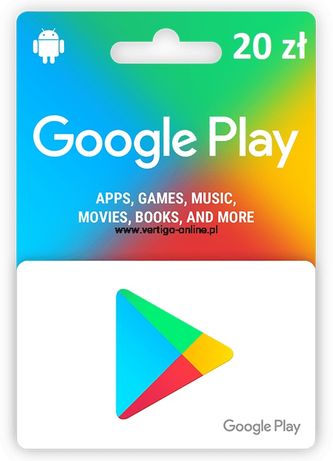 Karta google Play 20zł super cena