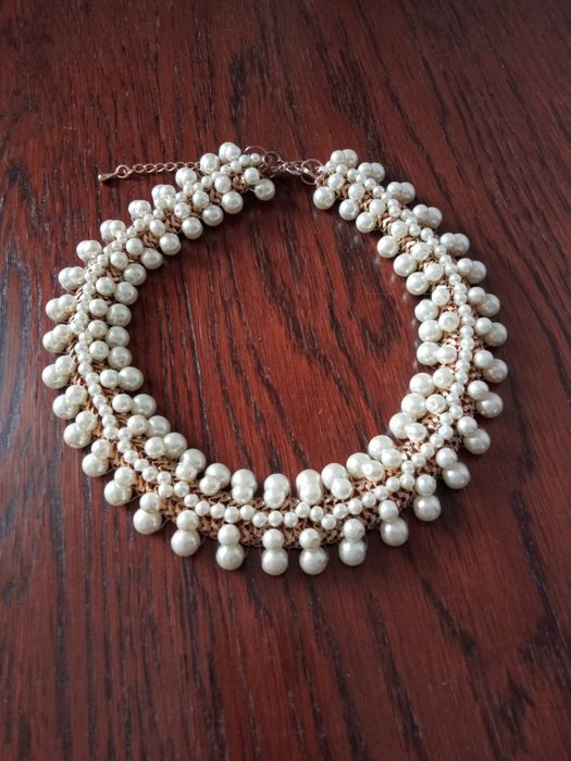 Kolia naszyjnik z pereł