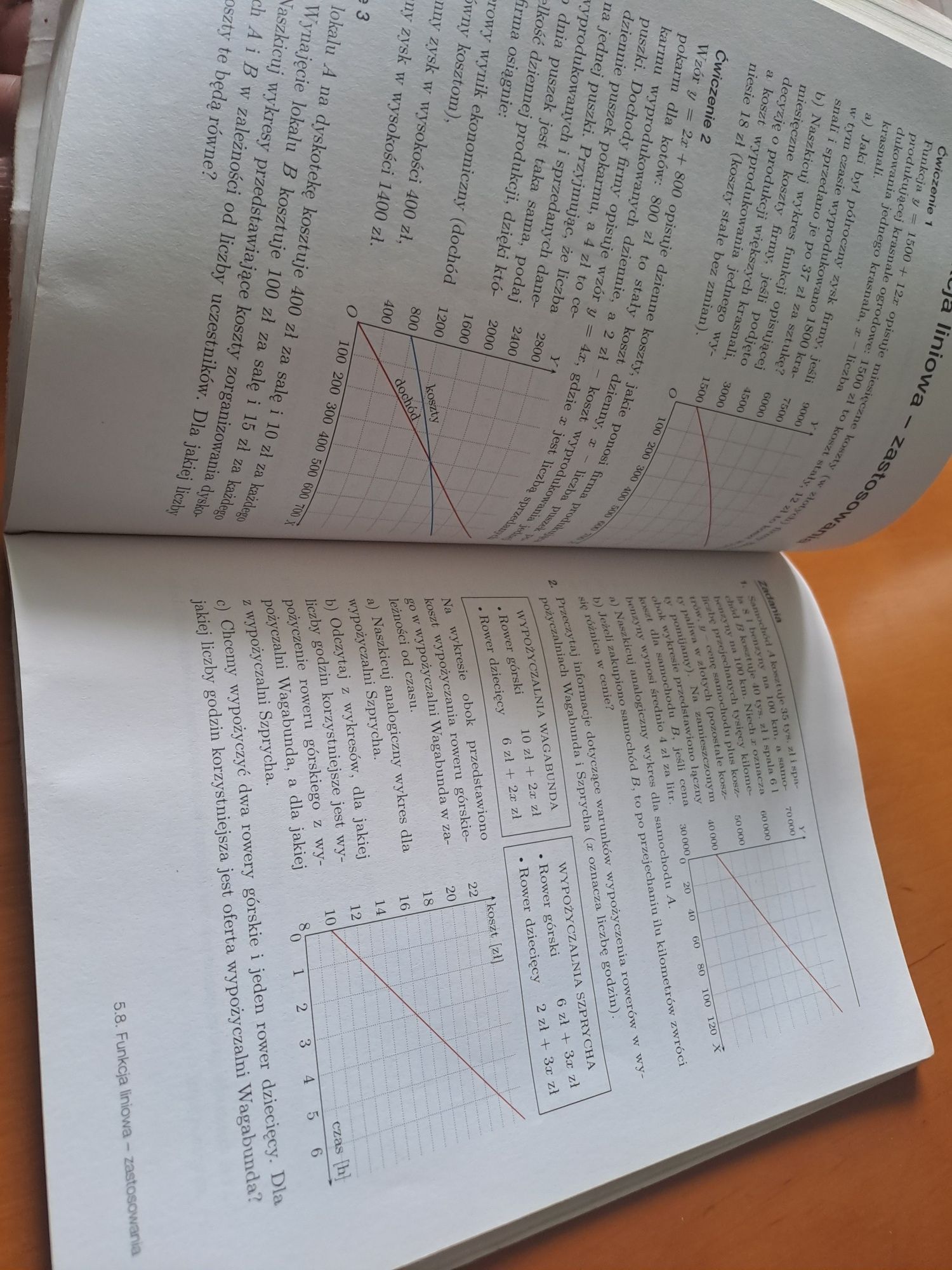Książka Matematyka 1 i 2 zakres podstawowy komplet