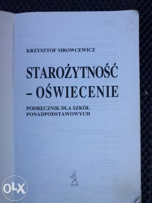 Starożytność-Oświecenie K. Mrowcewicz