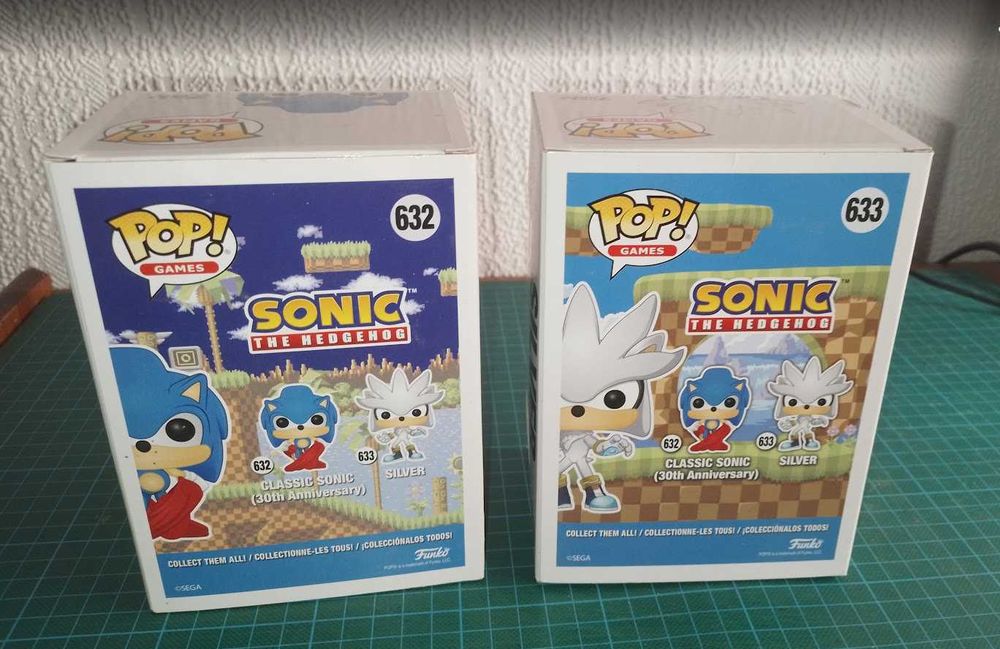 Funko Pop Classic Sonic & Silver the Hedgehog