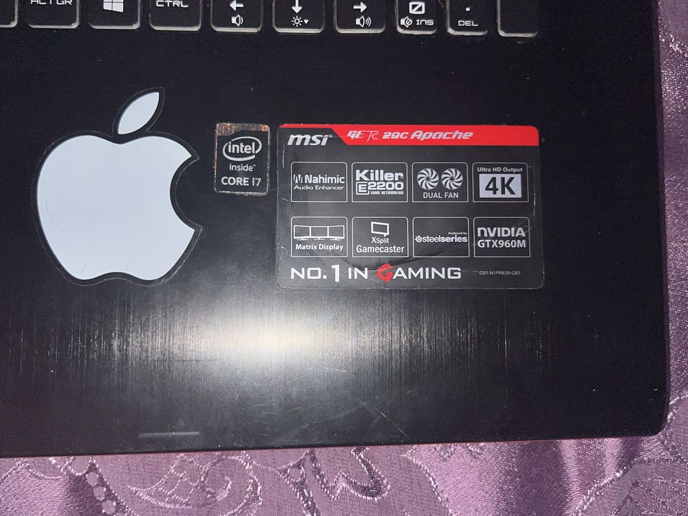 Ноутбук MSI-NL. Eindhoven 8708 8602 BR Son