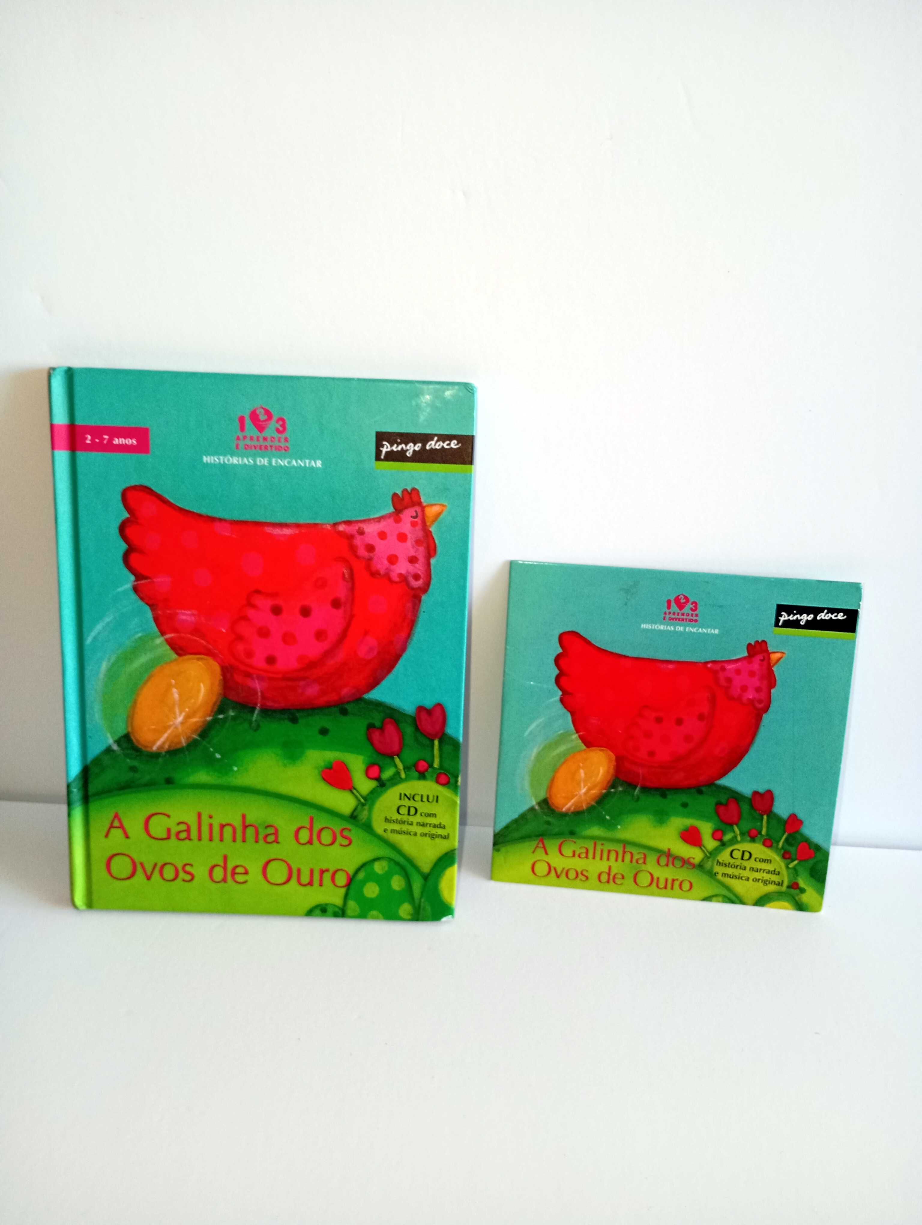 O Galinha dos Ovos de ouro- Livro + CD - Coleção Histórias de encantar