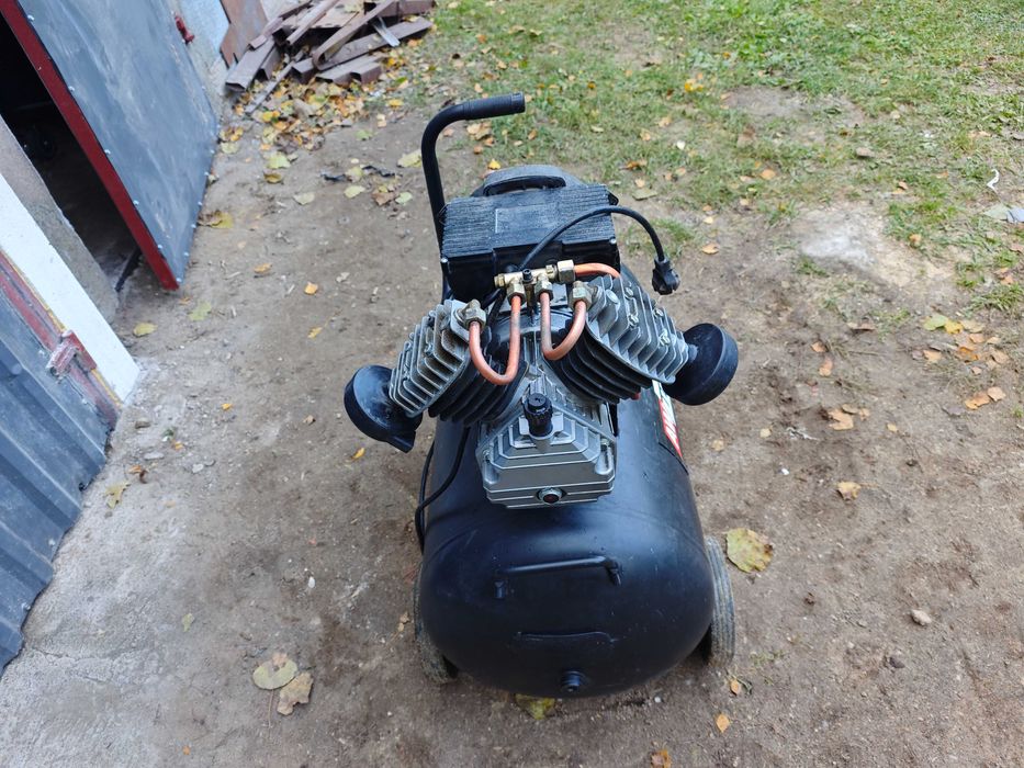 Kompresor olejowy/Sprężarka AWtools 100l,2 tłokowa Stan bdb.