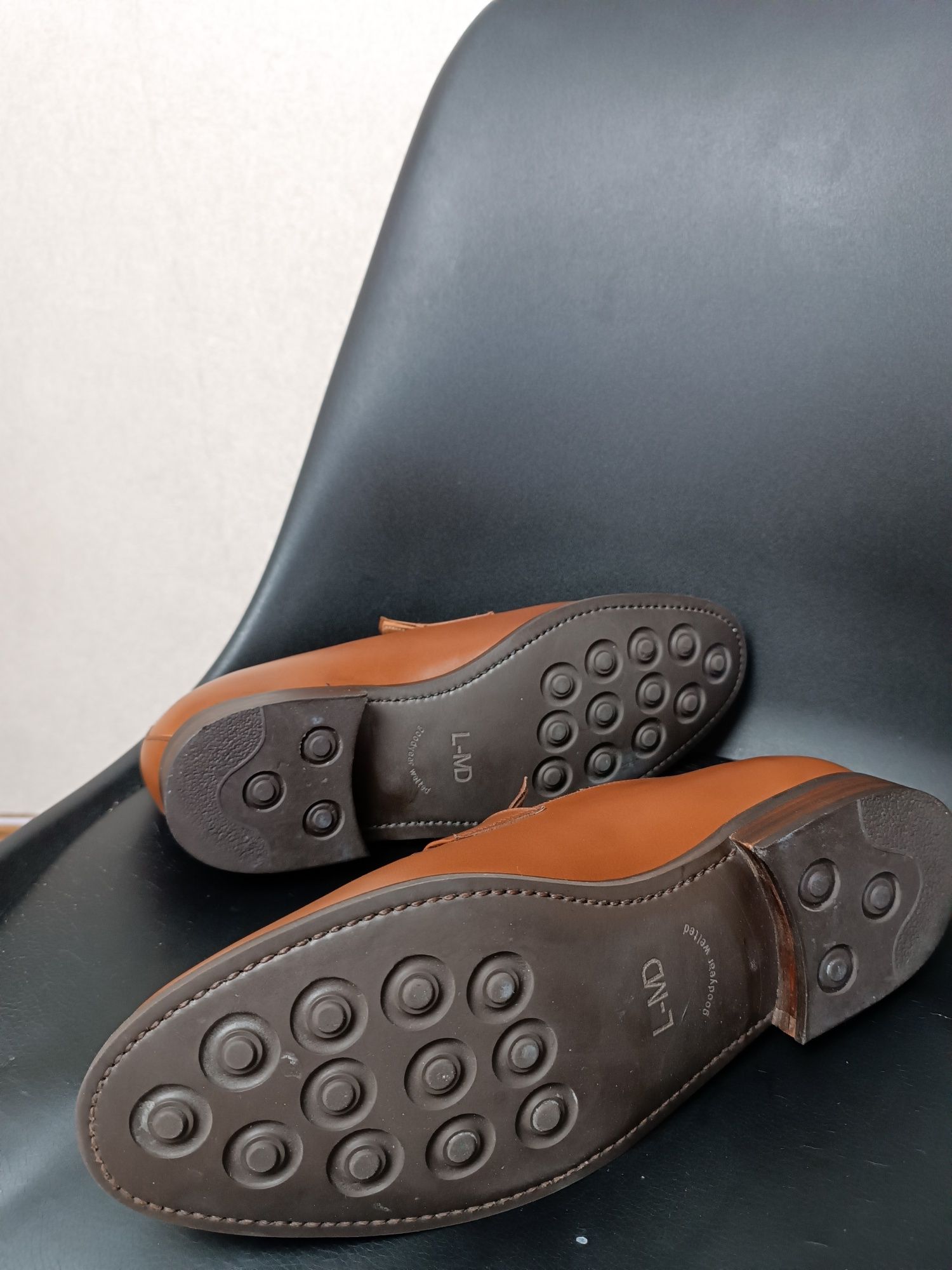 Le Majordome Penny Loafers, чоловічі лофери коричневі, класичні туфлі