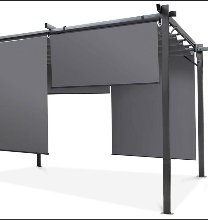 Pergola 3x4 ,kolor szary.