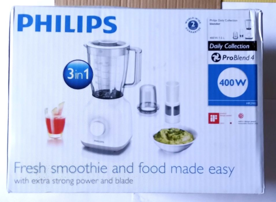 Блендер PHILIPS Daily Collection HR2103 измельчитель фильтр для мякоти