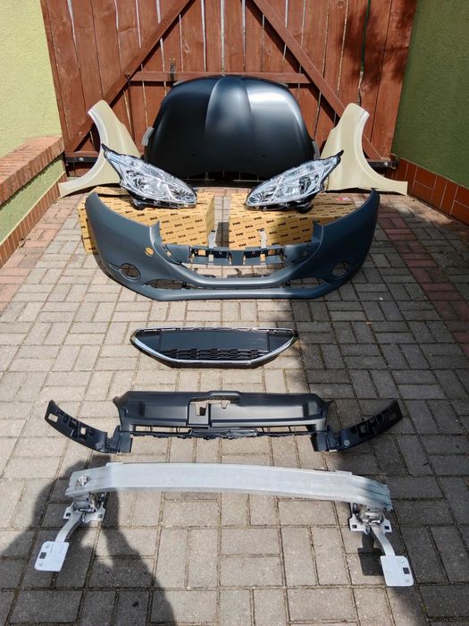 PEUGEOT 208 błotnik przedni lewy + prawy komplet CAŁE PRZODY