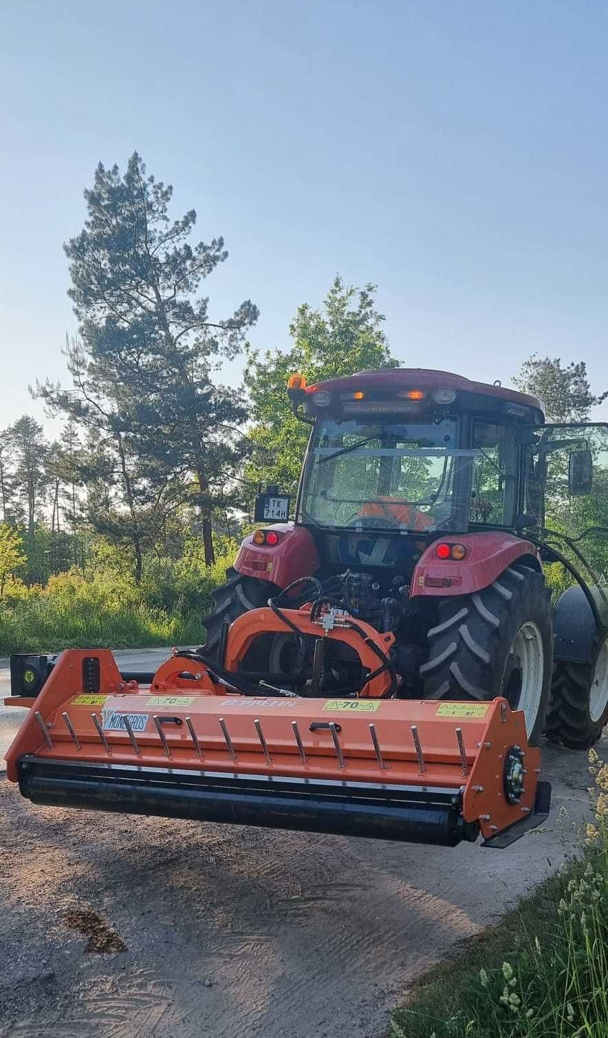 Mulczer Kosiarka Bijakowa Rozdrabniacz Boczny Do Skarp Rowów Gałęzi