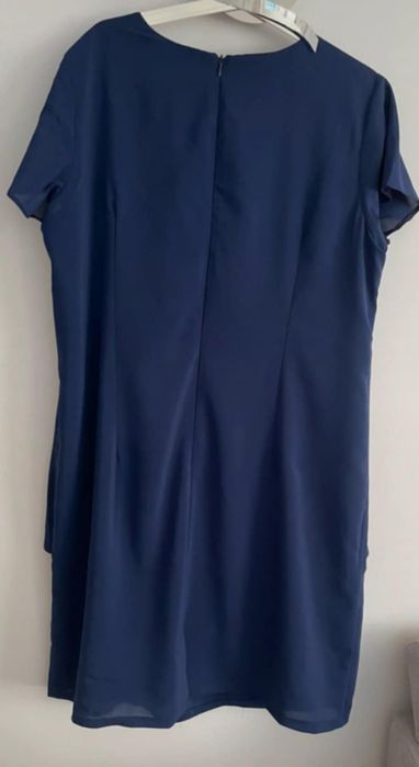 Granatowa sukienka r.52 /6XL