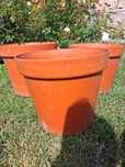 3 duże donice 34cm