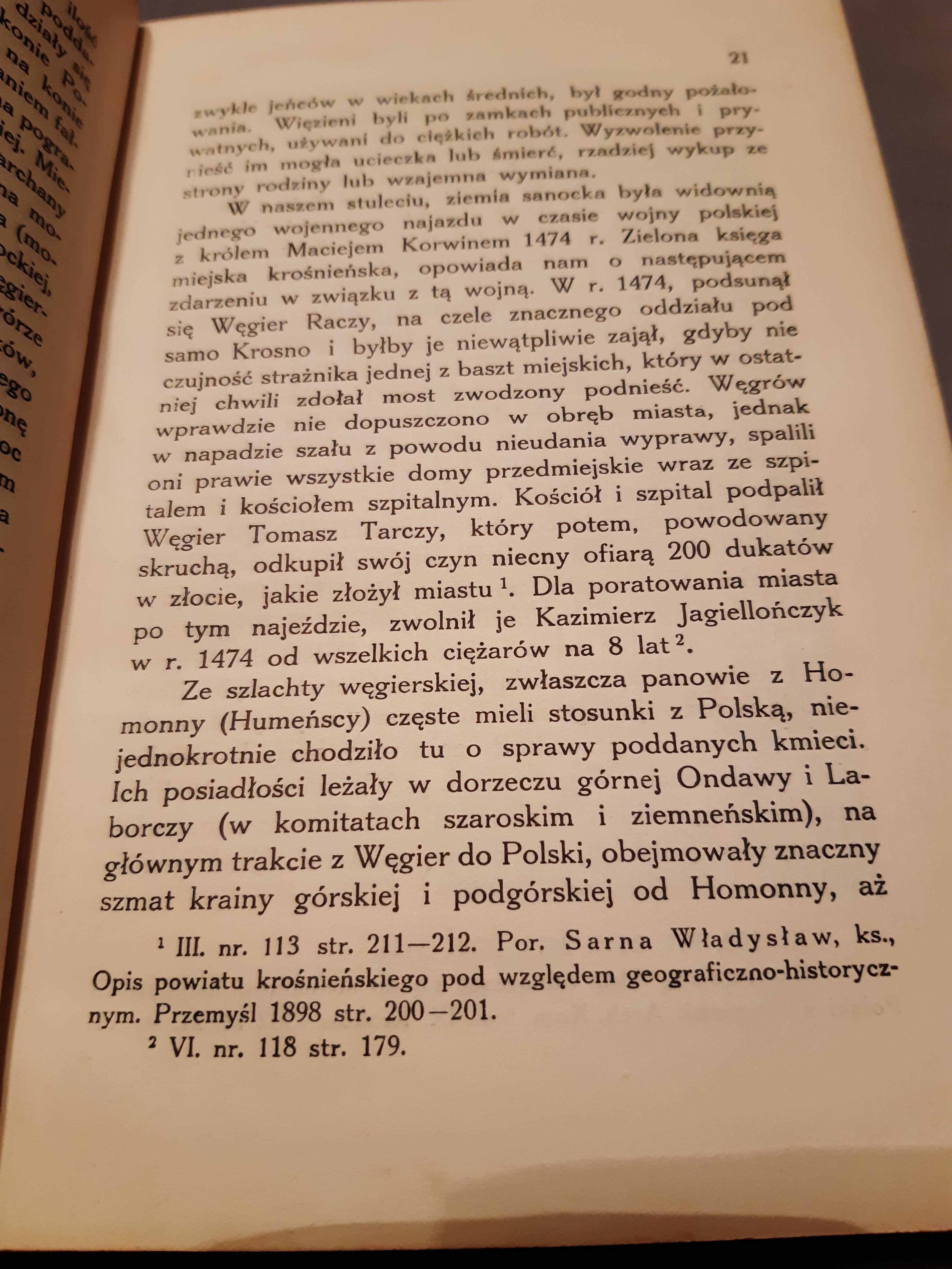 ZIEMIA SANOCKA w XV stuleciu część 1 i 2 Przemysław Dąbkowski UNIKAT