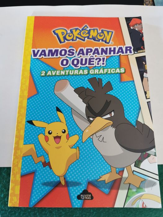 Livro Pokemon vamos apanhar o quê