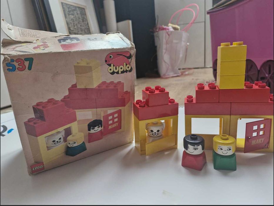 Lego Duplo zestaw 537 z 1977 roku kompletny