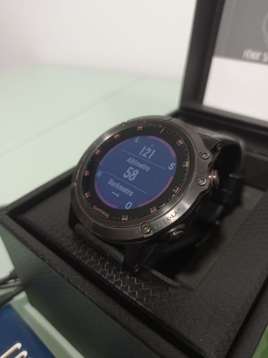 Garmin Fênix 5X plus Saphira edição especial
