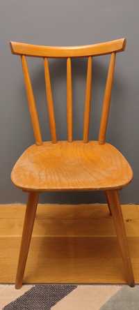 Krzesło drewniane patyczak PRL