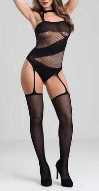 F630 bodystocking erotyczny KOMBINEZON S/M/L