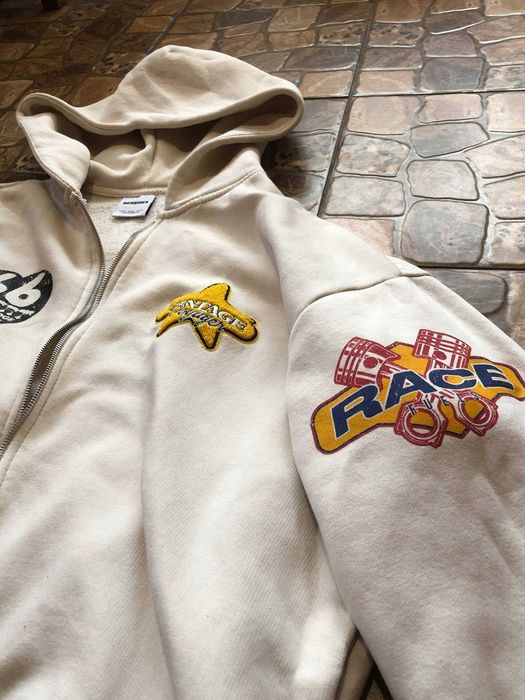 Bershka Zip-Hoodie Y2K / Бежева Зіпка Бершка