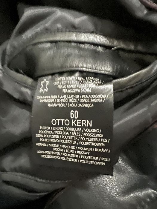 Шкіряна куртка чоловіча,зимова.Otto Kern оригінал