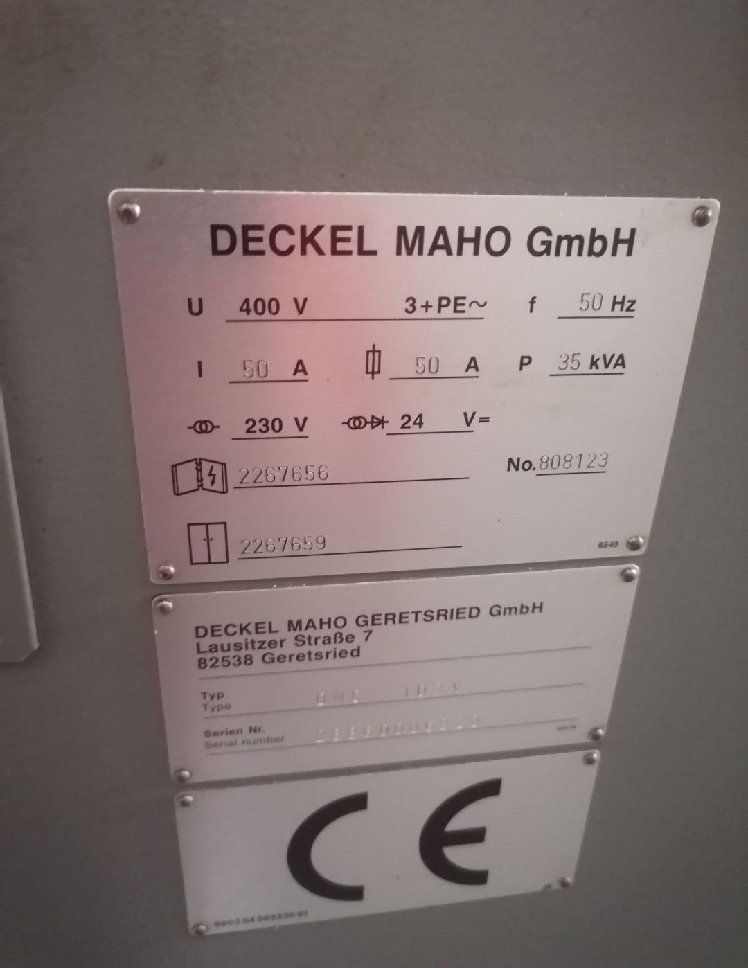 Frezarka CNC Deckel Maho DMC 103V z Niemiec okazja