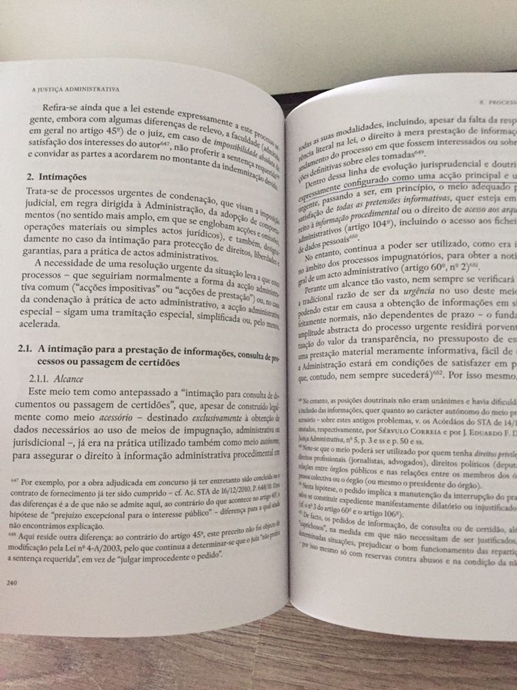 Justiça Administativa - Lições de Vieira de Andrade