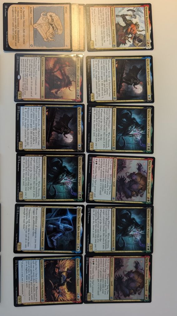 600 cartas Magic: The Gathering – Dungeons & Dragons + Raras