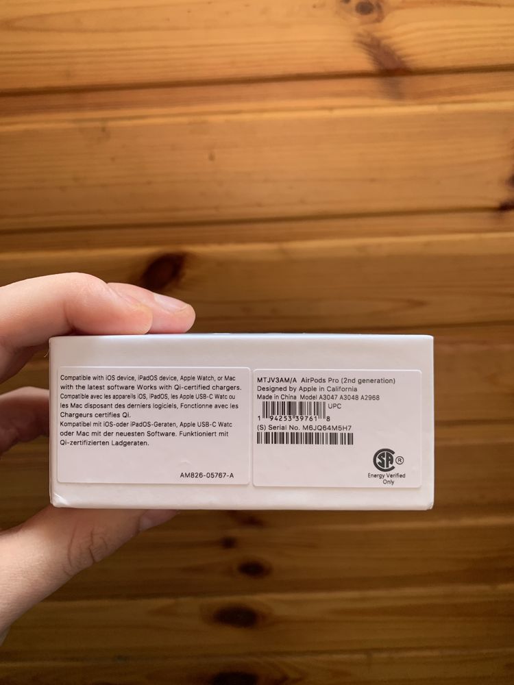 Навушники Apple Airpods pro 2 lux топ якість