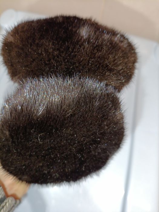 Навушники від холоду жіночі на ободі хутро натуральне