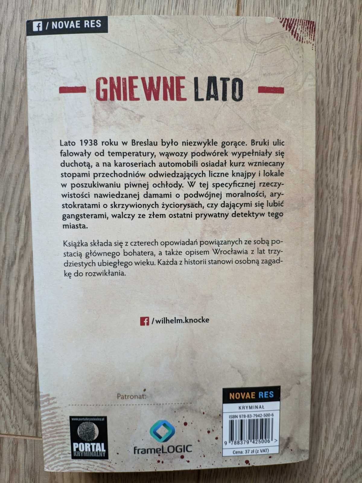 Książka Gniewne Lato