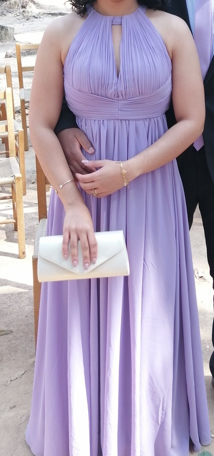 Vestido de cerimônia Lilás