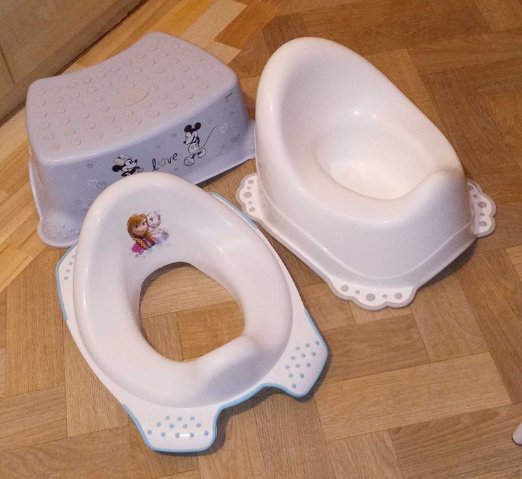 Nocnik, nakładka WC, podstawek, podest łazienkowy dla dziecka.