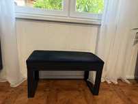 Siedzisko loft pufa czarna