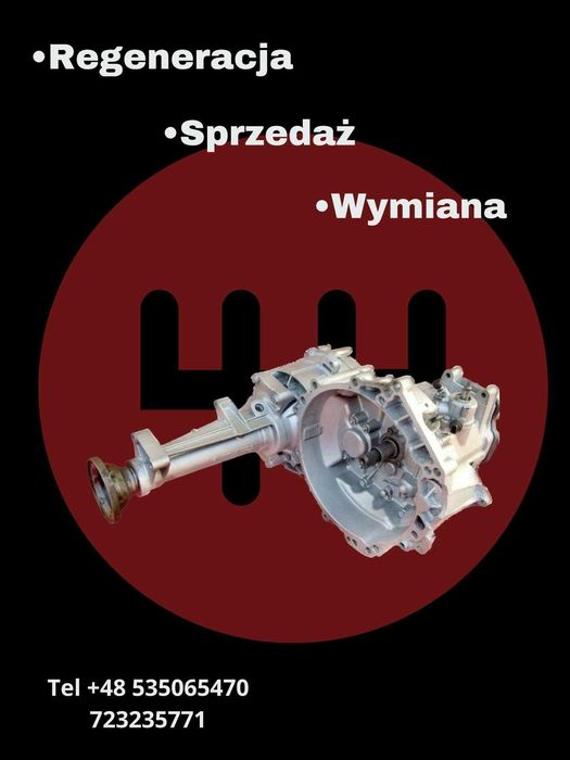 Skrzynia biegów T4 Transporter 1.9Tdi 2.4TDI CCX CRM AYE CPW CPV DKA